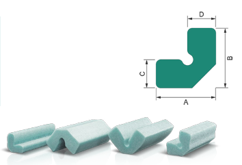 SUSTAINABLE FOAM PROFILE - W (AVAILABLE ON REQUEST)